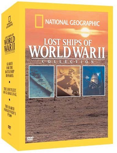 National Geographic Mysteries of the Deep – The Lost Ships of World War II Collection (Search for the Battleship Bismarck / The Lost Fleet of Guadalcanal / The Search for Kennedy’s PT 109)