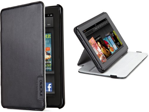 Incipio Kickstand Lightweight Case Cover with Stand for Kindle Fire, Black