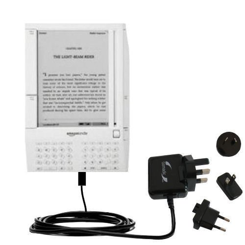 International Wall Home AC Charger for the Amazon Kindle (1st Generation) – uses Gomadic TipExchange Technology