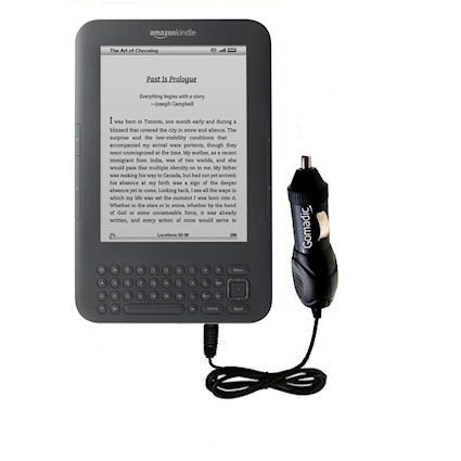 Rapid Car / Auto Charger for the Amazon Kindle Latest Generation (Wi-Fi Free 3G 6in. 9.7in.)