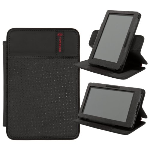 Timbuk2 Twister Jacket Case with portrait & landscape stand functionality, Black Faux Leather (fits Kindle Fire, not for HD)