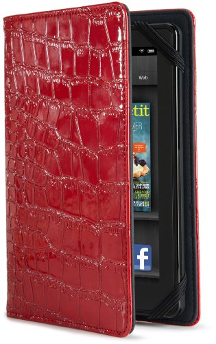 Verso Trends Darwin Red Croc for Kindle Fire (Red Croc)
