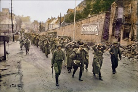 Fall of Cherbourg: German prisoners, late June 1944